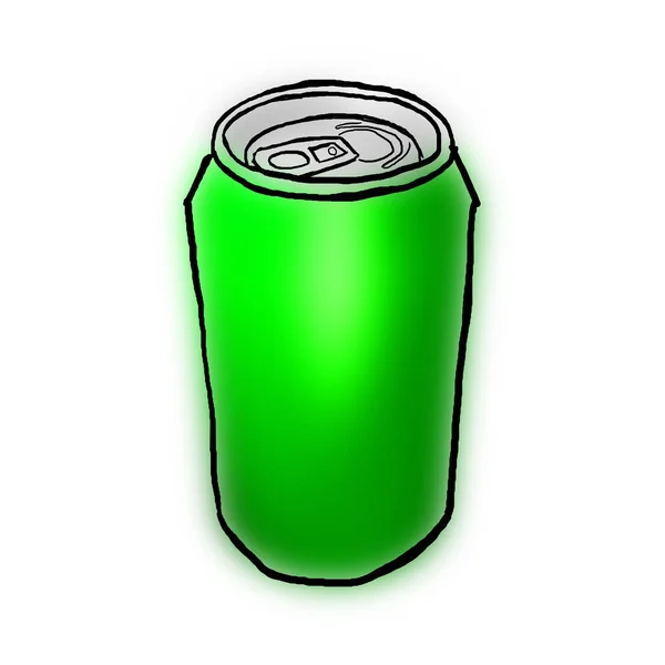 Green Can Draw — Stock Photo, Image