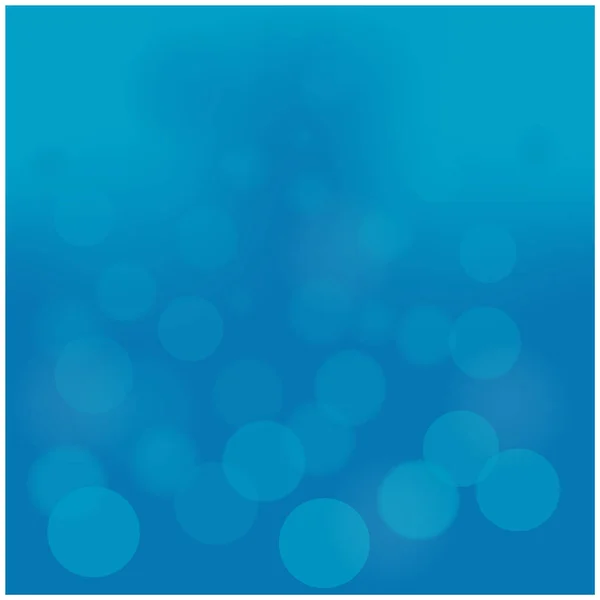 Abstrait Fond Bleu Avec Des Lumières Bokeh — Image vectorielle