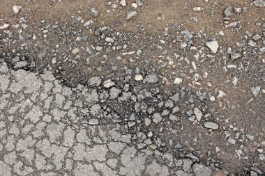 Kırık kaya zemininin güzel bir görüntüsü