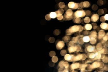 Güzel bir altın ışık efekti.