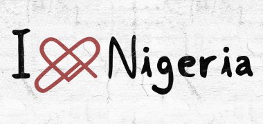 Nijerya aşk ikonunun güzel bir görüntüsü