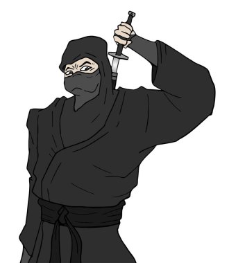 Tehlike ninjalarının güzel bir görüntüsü.