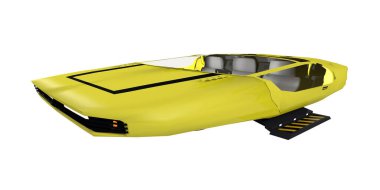 Fütürist 3D görüntüleme vehice