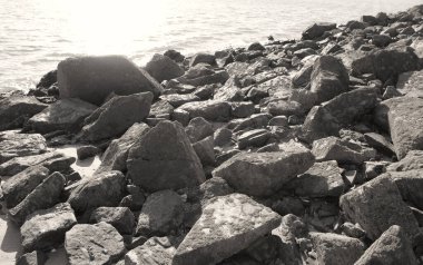 Kaya plajının NIce görüntüsü