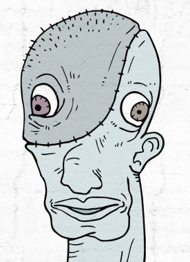 Canavar kafasının NIce görüntüsü