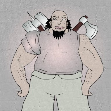 Dev savaşçının NIce görüntüsü