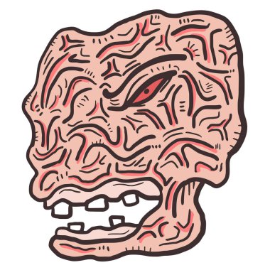 Yaratıcı canavar çizimi