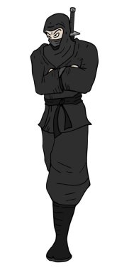 Çizgi film karakteri çiziminin yaratıcı karalaması