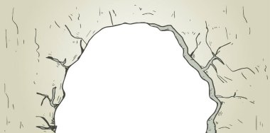 Eski kırık arkaplanın yaratıcı bozulması