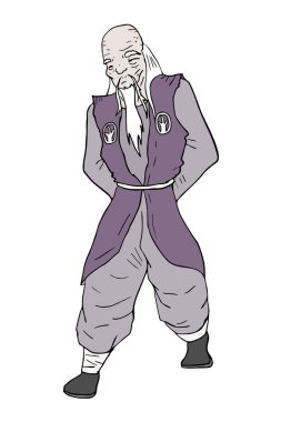 Çizgi film karakteri çiziminin yaratıcı karalaması