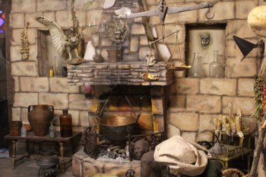 Ortaçağ esrarengiz elementlerinin güzel bir görüntüsü