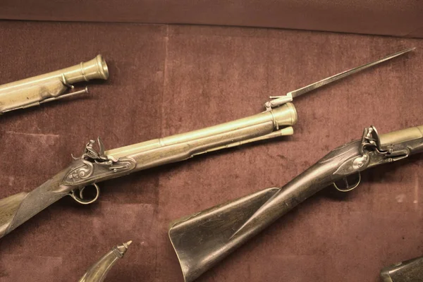 Vintage silahın güzel bir görüntüsü.