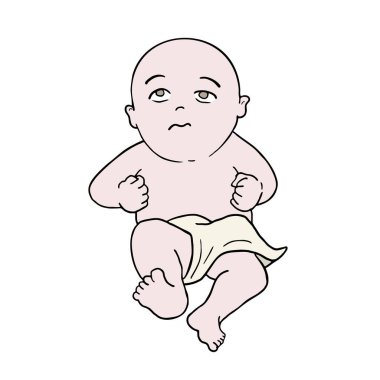 Bebek çiziminin yaratıcı tasarımı