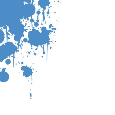 Dekoratif mavi sıçrama arkaplanının yaratıcı tasarımı