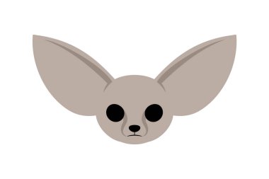 Fennec yüzün yaratıcı tasarımı