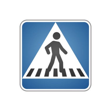 Yaya geçidinin güzel bir görüntüsü.