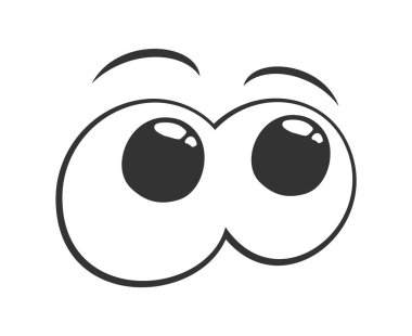 Çizgi film gözleri tasarımı