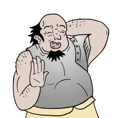 Utangaç savaşçı çiziminin yaratıcı tasarımı