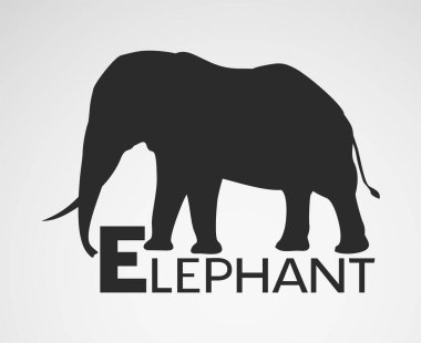 Büyük fil çiziminin yaratıcı tasarımı