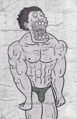 Kas jimnastikçisinin güzel görüntüsü.