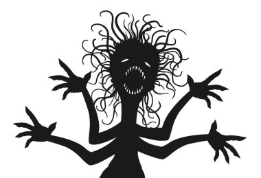 Karanlık canavarın yaratıcı tasarımı