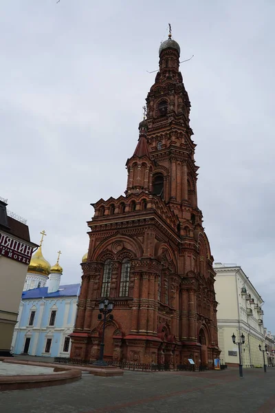 Utsikt Över Kazan Kreml Från Bauman Street Togs Foto Klar — Stockfoto