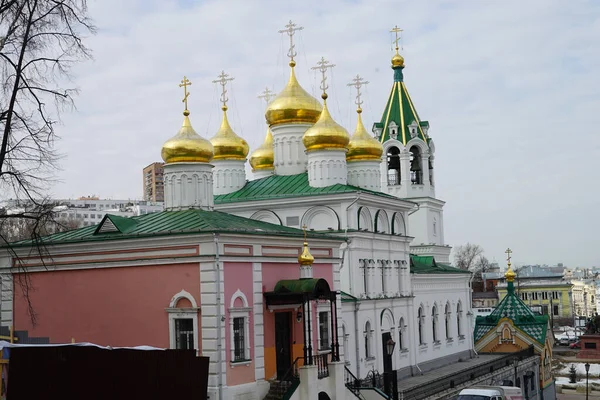 Церковь Святого Ильи Нижнем Новгороде — стоковое фото