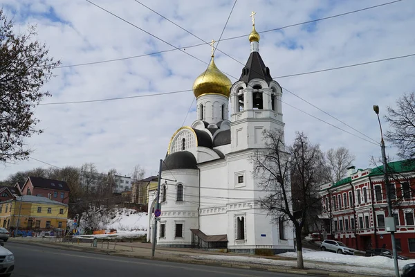 Εκκλησία Του Αγίου Ηλία Στο Nizhny Novgorod Ρωσία — Φωτογραφία Αρχείου