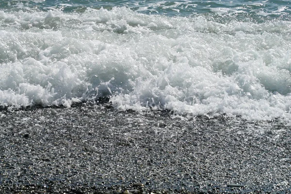 Wellen Schließen Schießen Helle Farben — Stockfoto