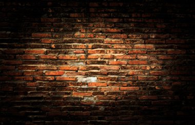 eski kırmızı tuğla duvar dokusu arkaplanı