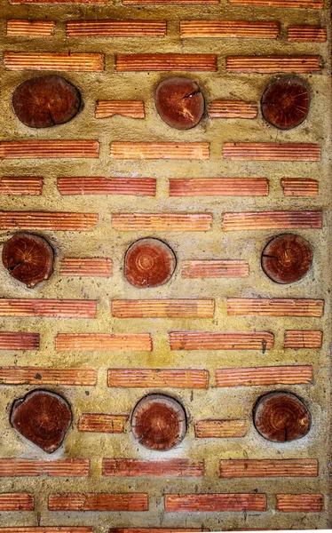 Old red brick wall texture background — Stock Photo, Image
