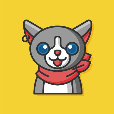 canavar karikatür karakter simgesi