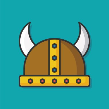 çizgi film şapka vektör simgesi