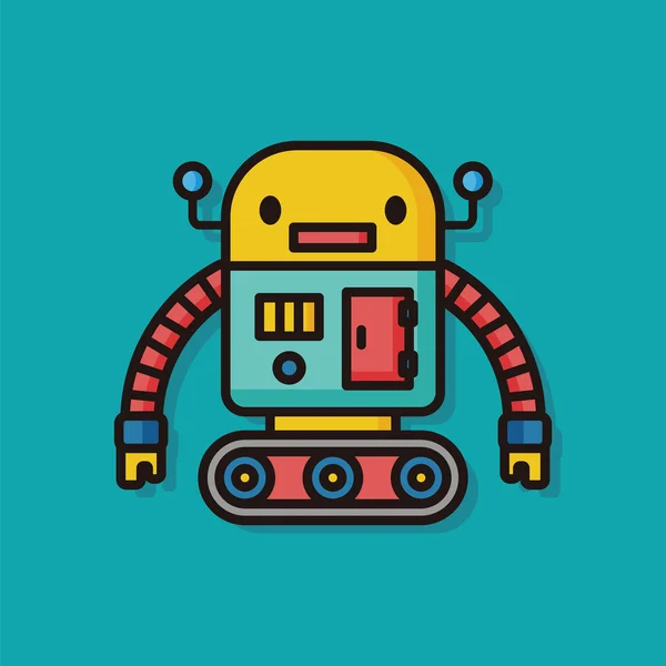 Robota maszyny wektor ikona — Wektor stockowy