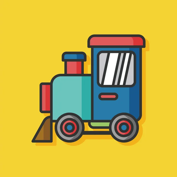 Baby toy train icon — Stock Vector