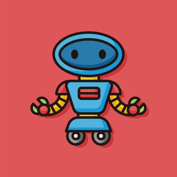ロボット マシン ベクトル アイコン — ストックベクタ