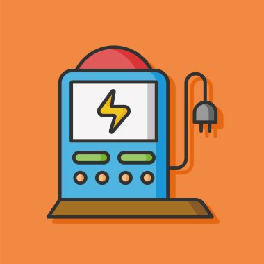 Ekoloji pil vektör simgesi