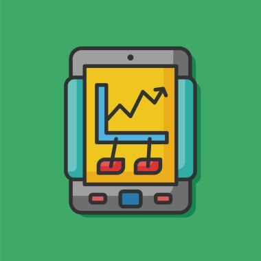 mali cep telefonu vektör simgesi