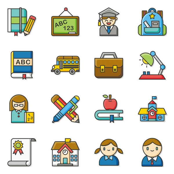 Icon Set Vektor — Stockvektor