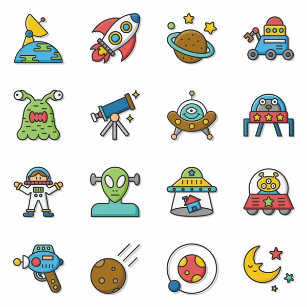 Icon Set Vektor — Stockvektor