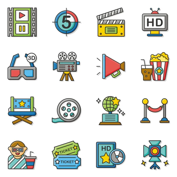 Icono conjunto vector — Vector de stock