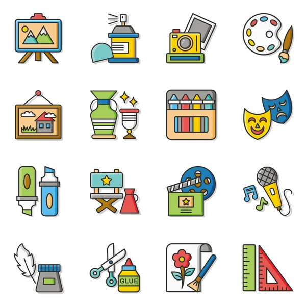 Icon set vector — Stock Vector