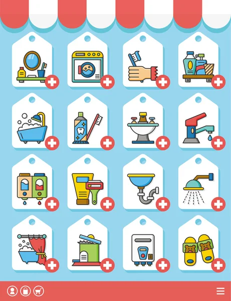 20160428 vetor iconset —  Vetores de Stock