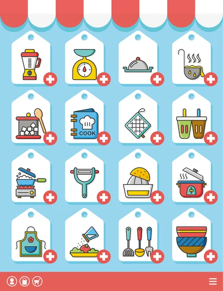 20160425 iconset vector — Stockvector