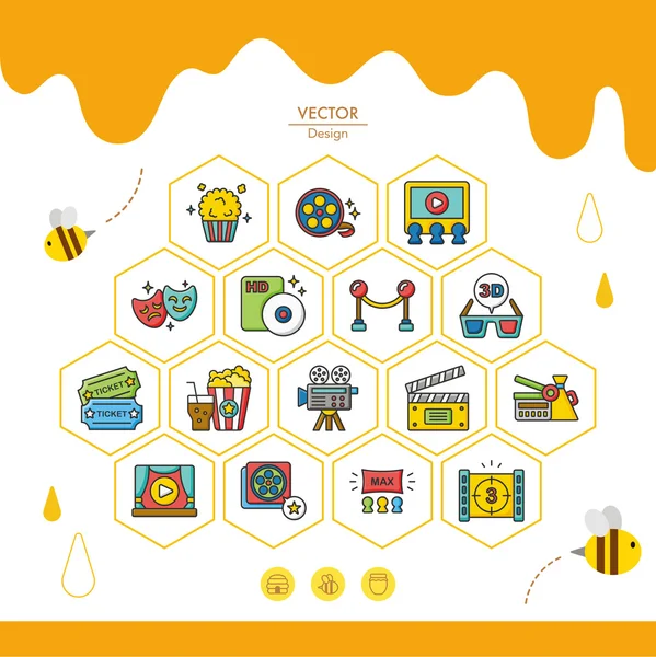 20160427 iconset vector — Stock Vector