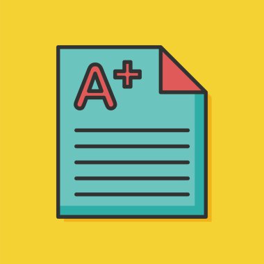 Sertifika renk satırı simgesi