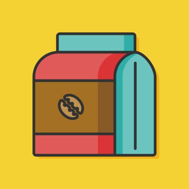 kahve çekirdeği renk satırı simgesi