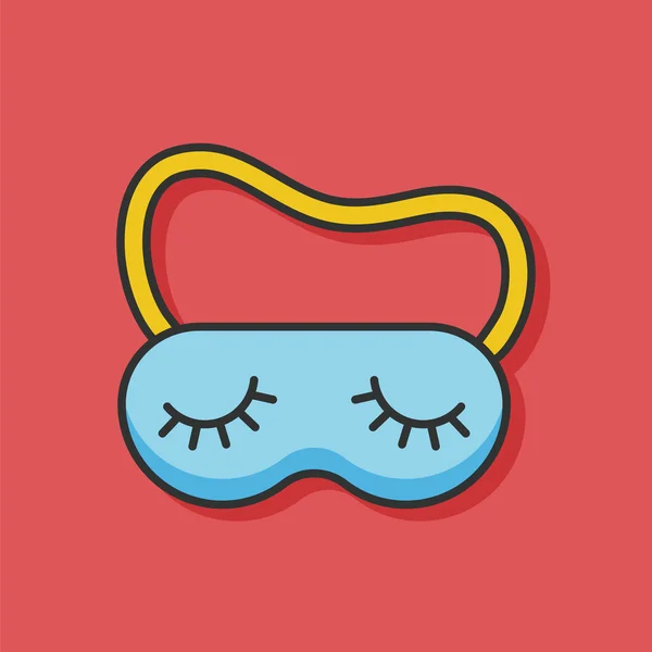 göz maskesi renk satırı simgesi