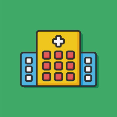 Hastane Binası Simgesi