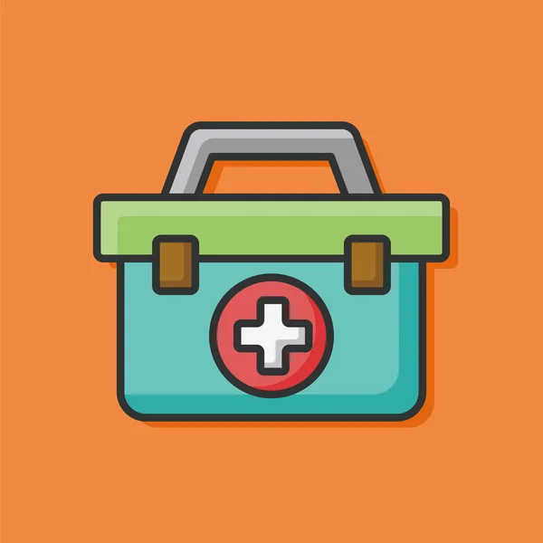 First aid kit icon — Stock Vector